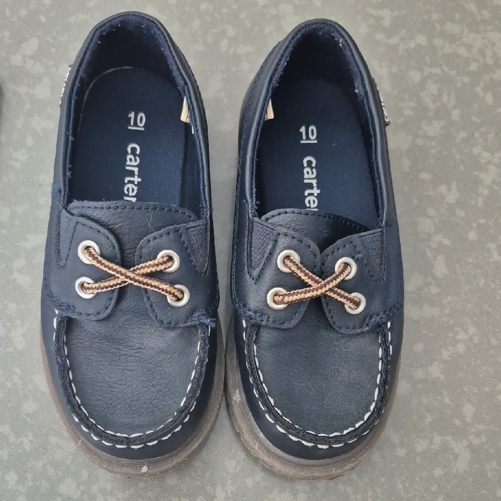 Carter's Dark Blue Kids Moccasins